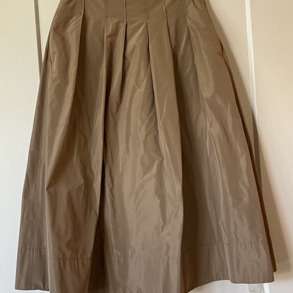 Peserico Taupe Midi Skirt - Picture 2 of 5